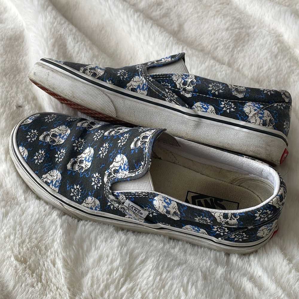Skull Flower Vans